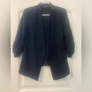 Rachel Zoe ruched sleeve blazer XL